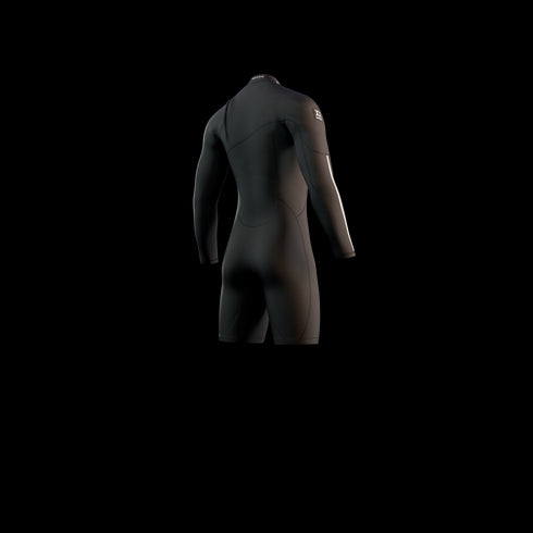 The One Longarm Shorty 3/2mm Zipfree 2024 - Black